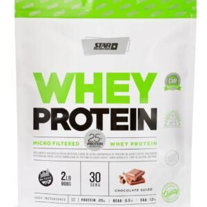 Star Nutrition Whey Protein 908g Sabor Chocolate suizo Doypack En Polvo