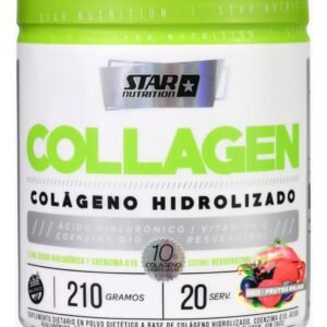 Colágeno Hidrolizado X210 Gr. Suplemento Sabor Frutos Rojos - Star Nutrition